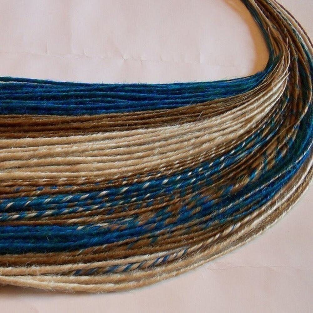 100 SE Single Ended Teal Dreads Dreadlocks Hair Extensions